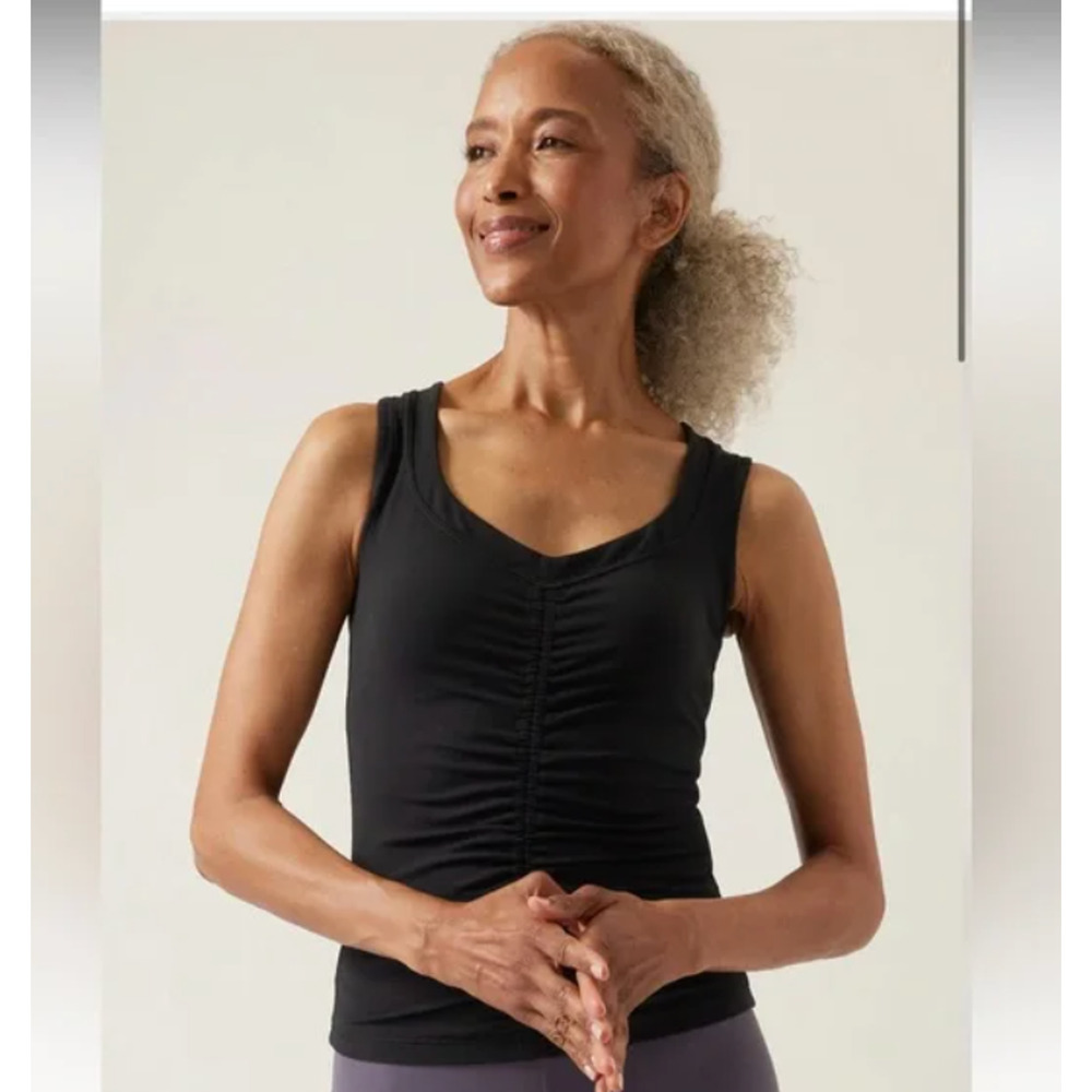 Athleta Clinch Tank Top Black Womens Size Medium M
